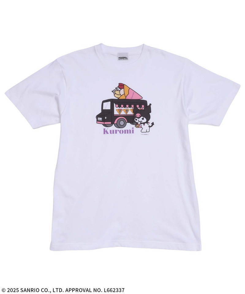 【Sanrio characters/サンリオキャラクターズ】クロミスーベニアTシャツ 詳細画像 ホワイト 5