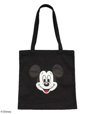 【Disney/ディズニー/ミッキーマウス】サテン刺しゅうトートバッグ