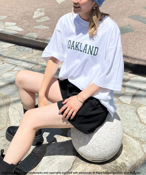 【MLB】ロゴプリントTシャツ