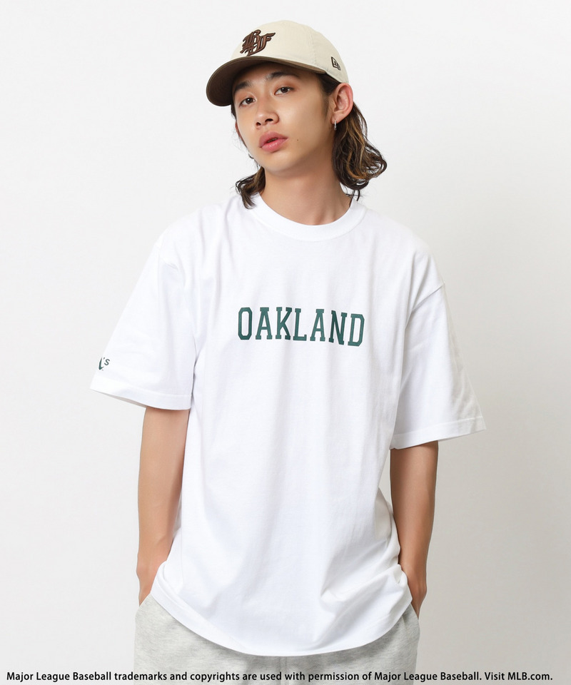 【MLB】ロゴプリントTシャツ 詳細画像 グリーン系 2