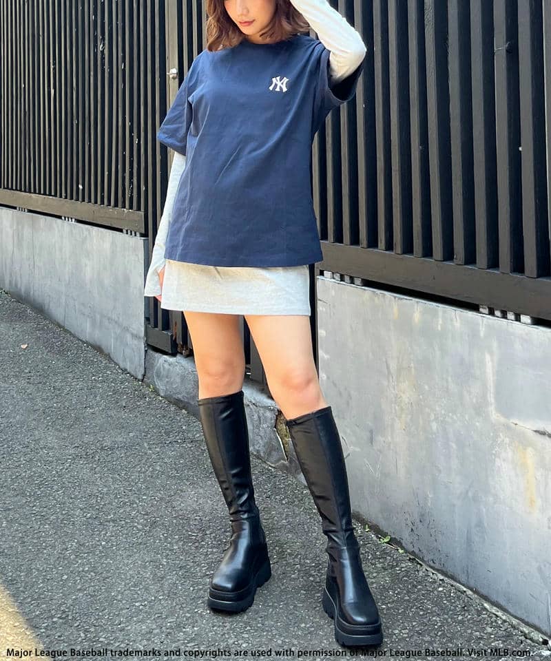 【MLB】ロゴレイヤードアンサンブル 詳細画像 ネイビー 2