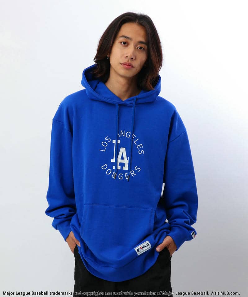 【MLB】サークルロゴフーディー 詳細画像 ブルー 9