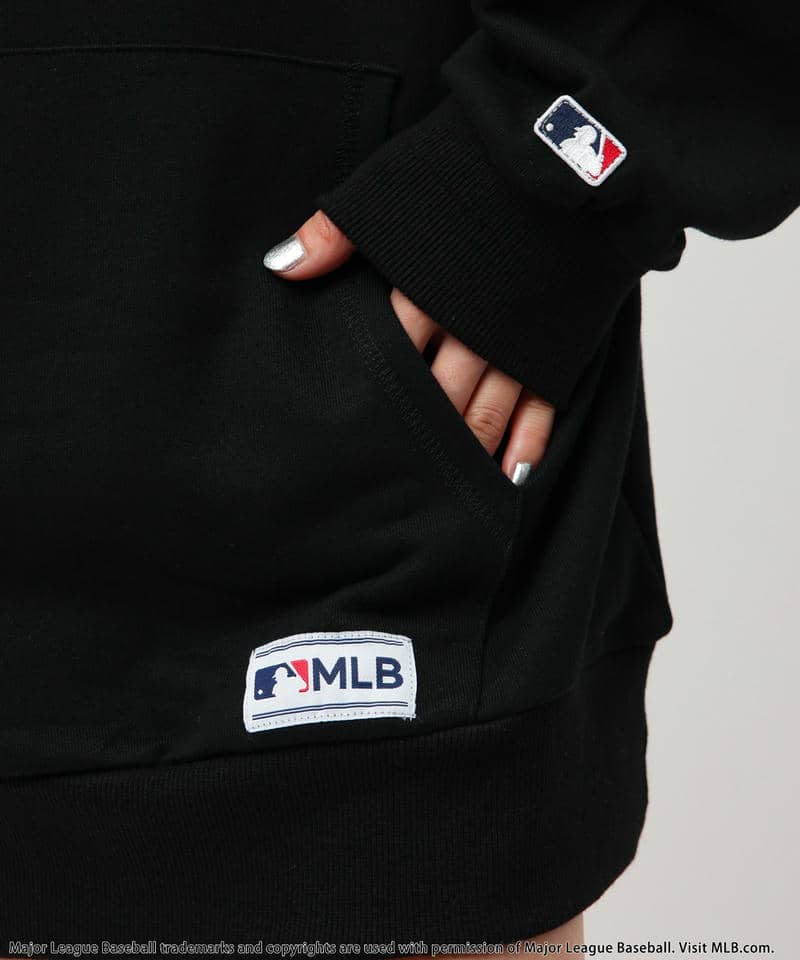 【MLB】サークルロゴフーディー 詳細画像 ブラック 8