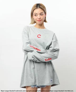 【MLB】刺繍ロゴロンTEE