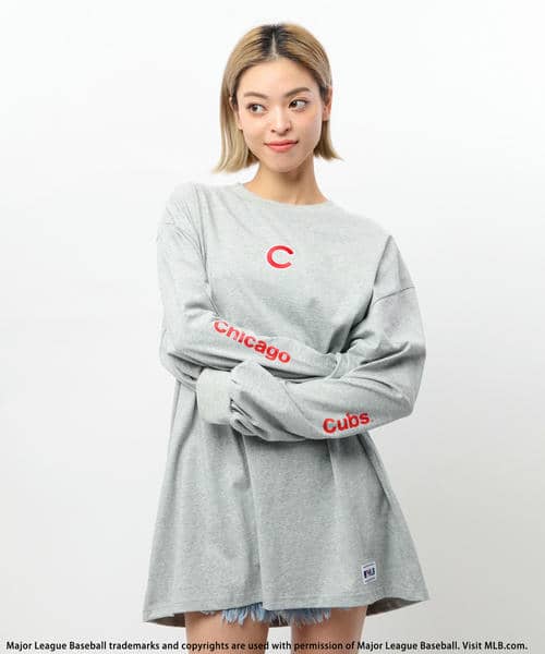 【MLB】刺繍ロゴロンTEE 詳細画像