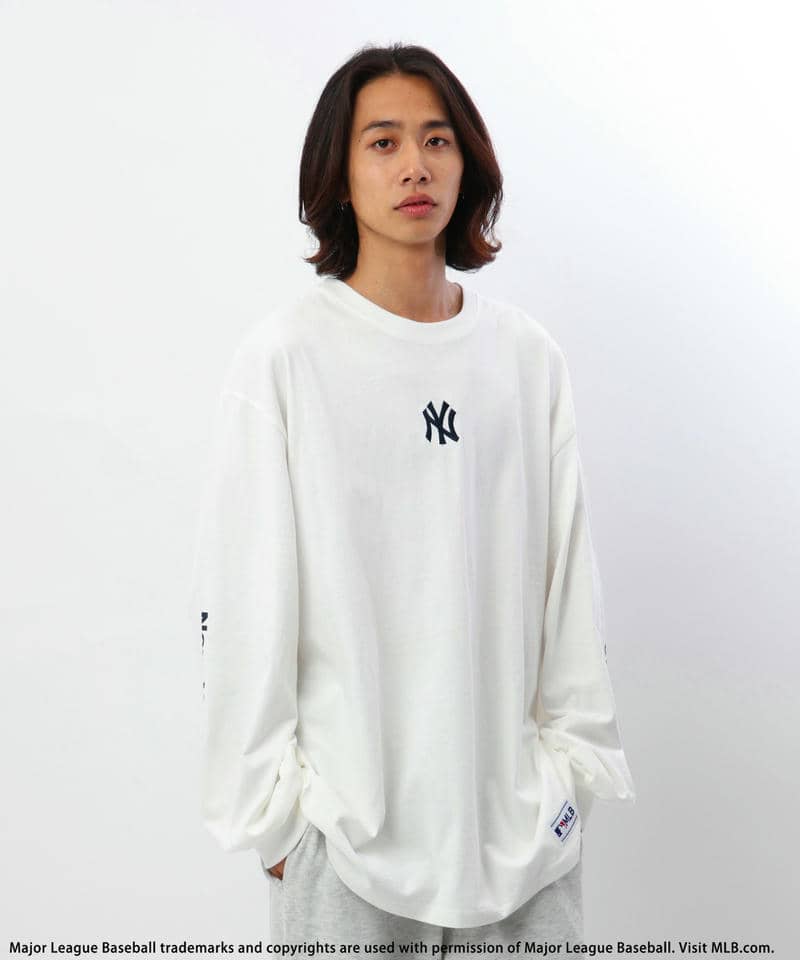 【MLB】刺繍ロゴロンTEE 詳細画像 ホワイト 6