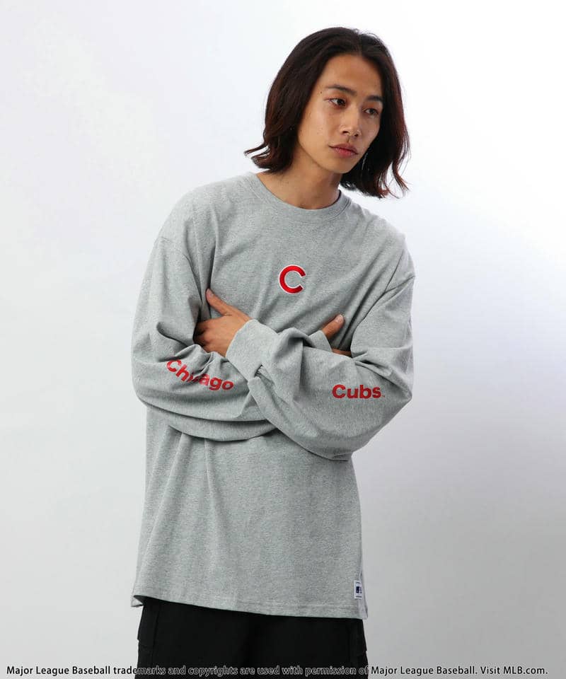【MLB】刺繍ロゴロンTEE 詳細画像 グレー 14