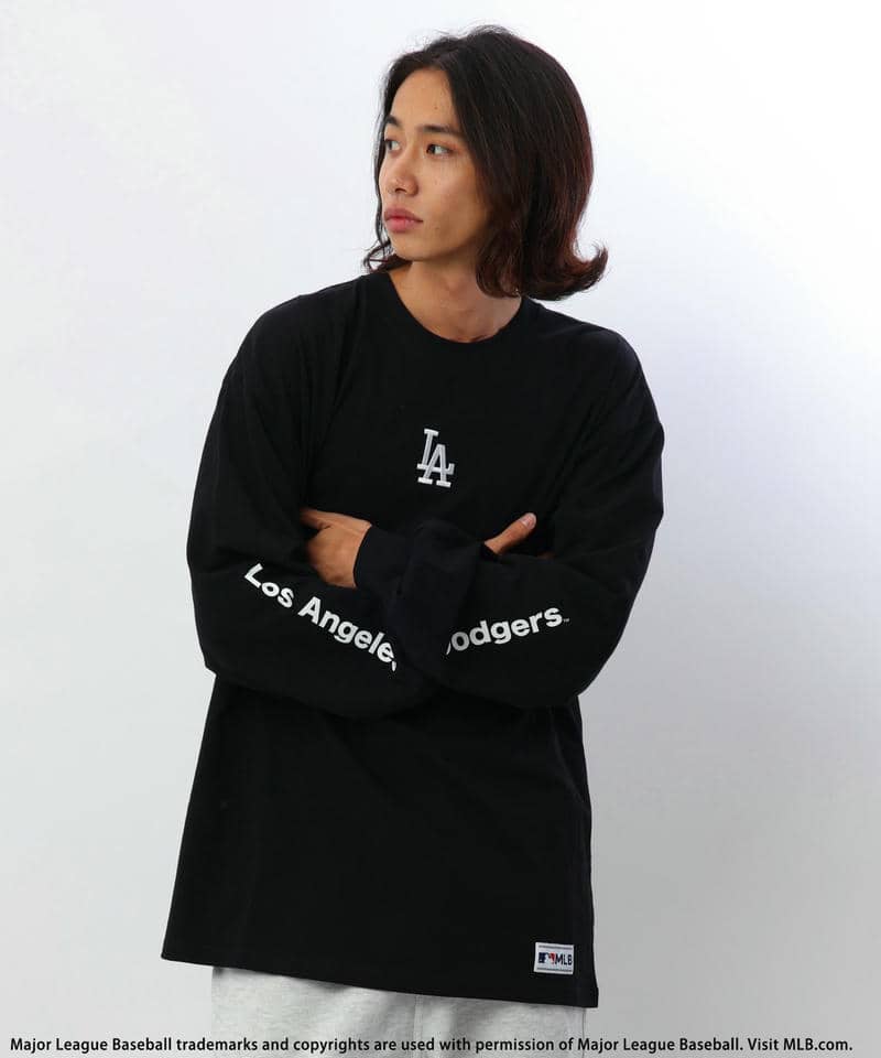 【MLB】刺繍ロゴロンTEE 詳細画像 ブラック 6