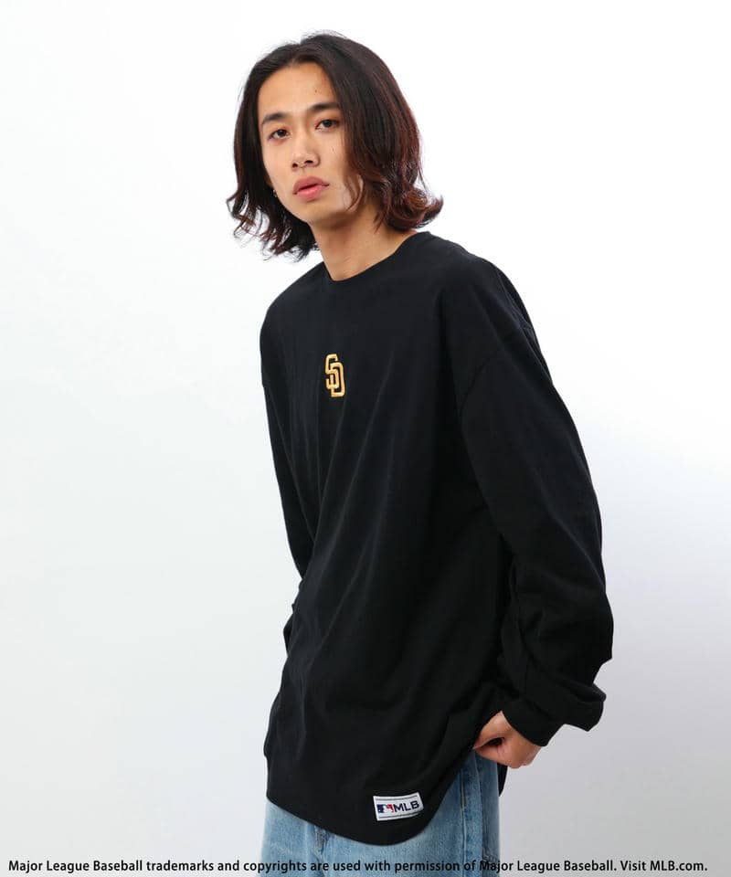【MLB】刺繍ロゴロンTEE 詳細画像 ブラック系 5