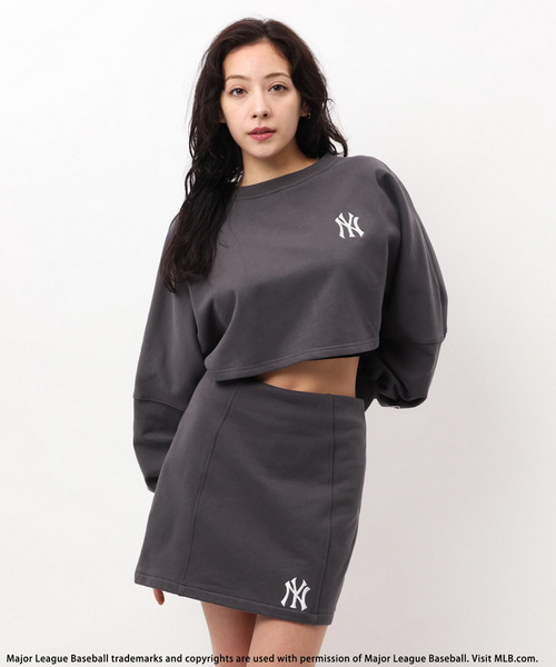 【MLB】刺しゅうロゴドルマンスカートセットアップ 詳細画像
