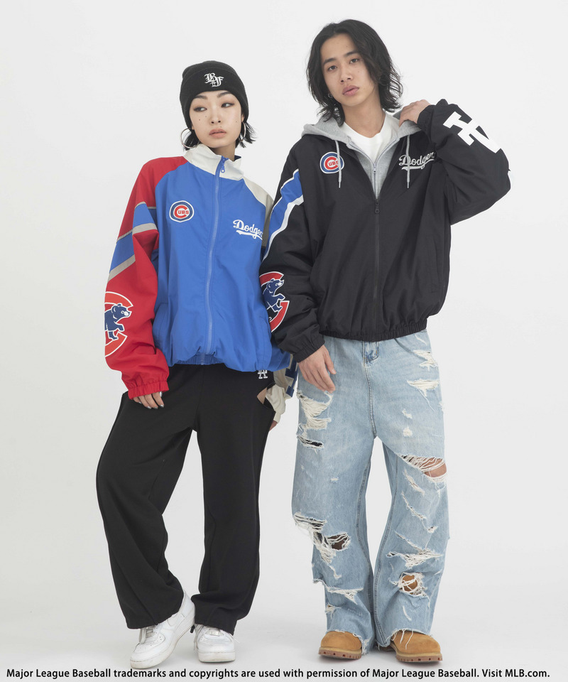 【MLB】TOKYO SERIES 2025 配色ナイロンジャケット 詳細画像 ブルー 14