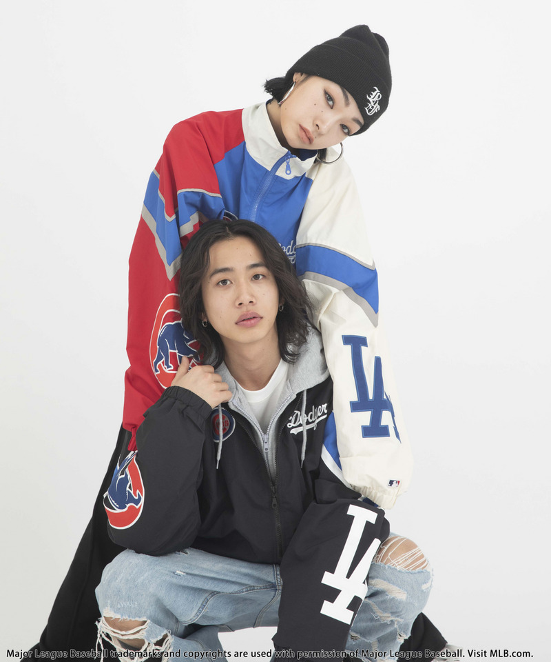 【MLB】TOKYO SERIES 2025 配色ナイロンジャケット 詳細画像 ブルー 16