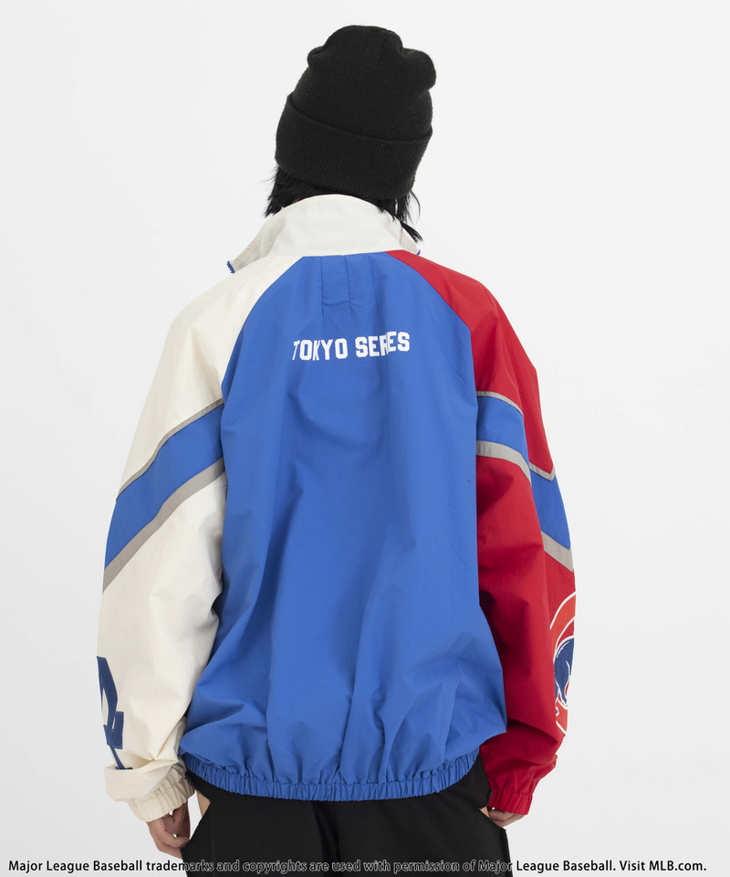 【MLB】TOKYO SERIES 2025 配色ナイロンジャケット 詳細画像 ブルー 3