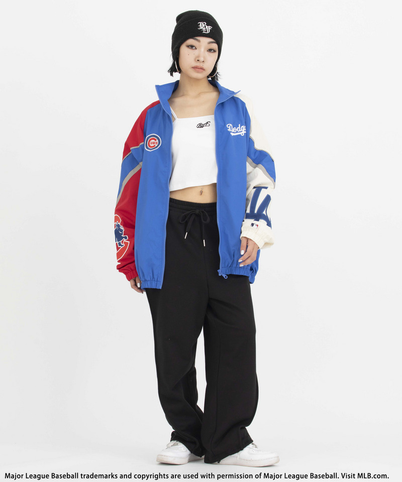 【MLB】TOKYO SERIES 2025 配色ナイロンジャケット 詳細画像 ブルー 4