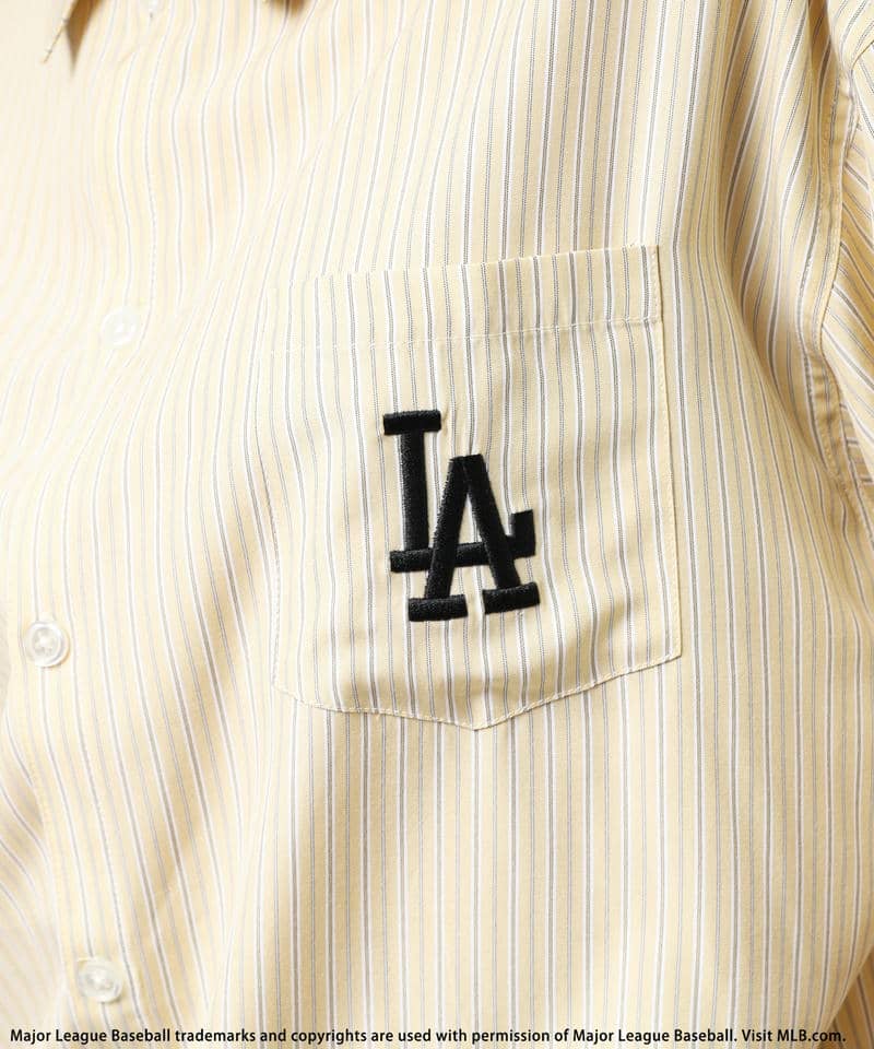 【MLB】ワンポントロゴ半袖シャツ 詳細画像 イエロー 16