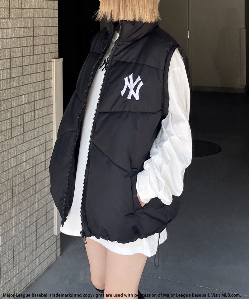 【MLB】2wayパファージャケット 詳細画像 ブラック 13