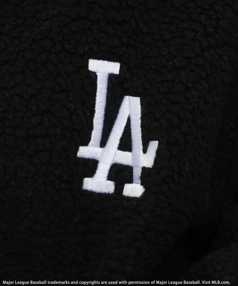 【MLB】ZIPフーディーボアブルゾン 詳細画像 ブラック 16