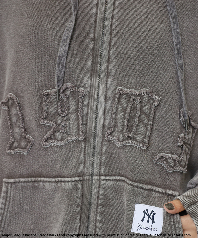 【MLB】ZIPビッグフーディー 詳細画像 ブラック 14