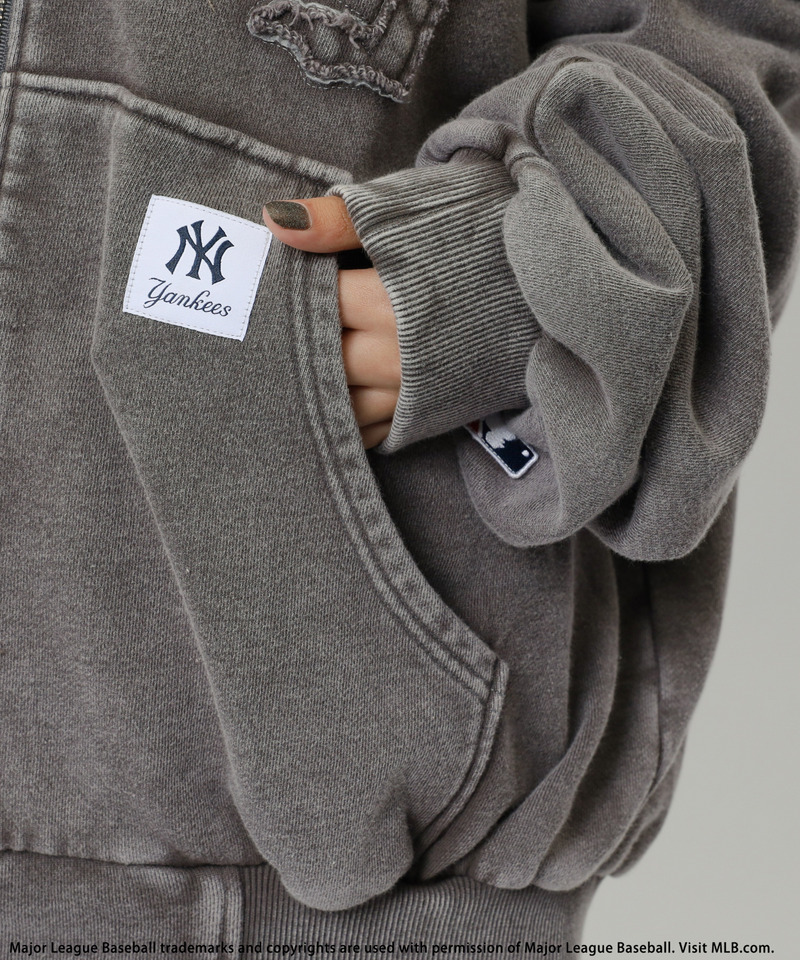 【MLB】ZIPビッグフーディー 詳細画像 ブラック 15