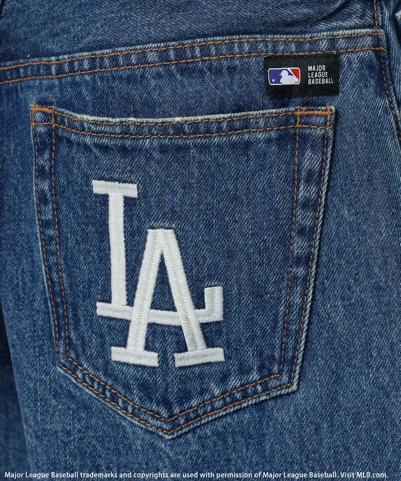 【MLB】ウエストカットカーブデニム 詳細画像 インディゴ 12