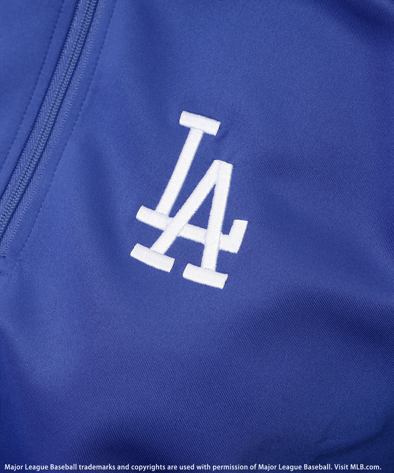 【MLB】ハーフZIPトラックトップス 詳細画像 ブルー 10