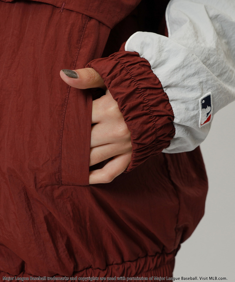 【MLB】ナイロントラックセットアップ 詳細画像 レッド 12