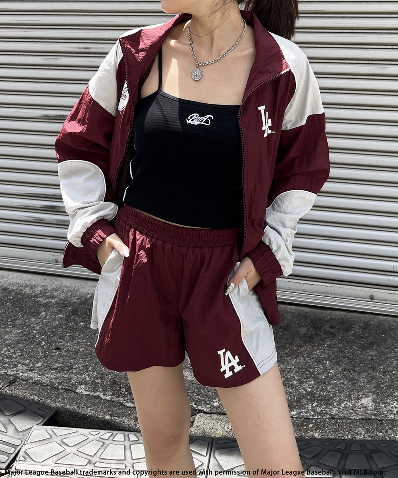 【MLB】ナイロントラックセットアップ 詳細画像 レッド 23