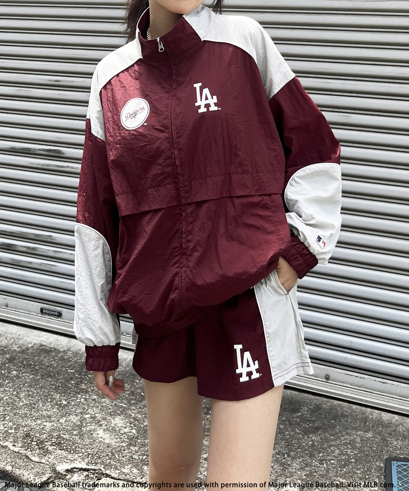 【MLB】ナイロントラックセットアップ 詳細画像 レッド 25