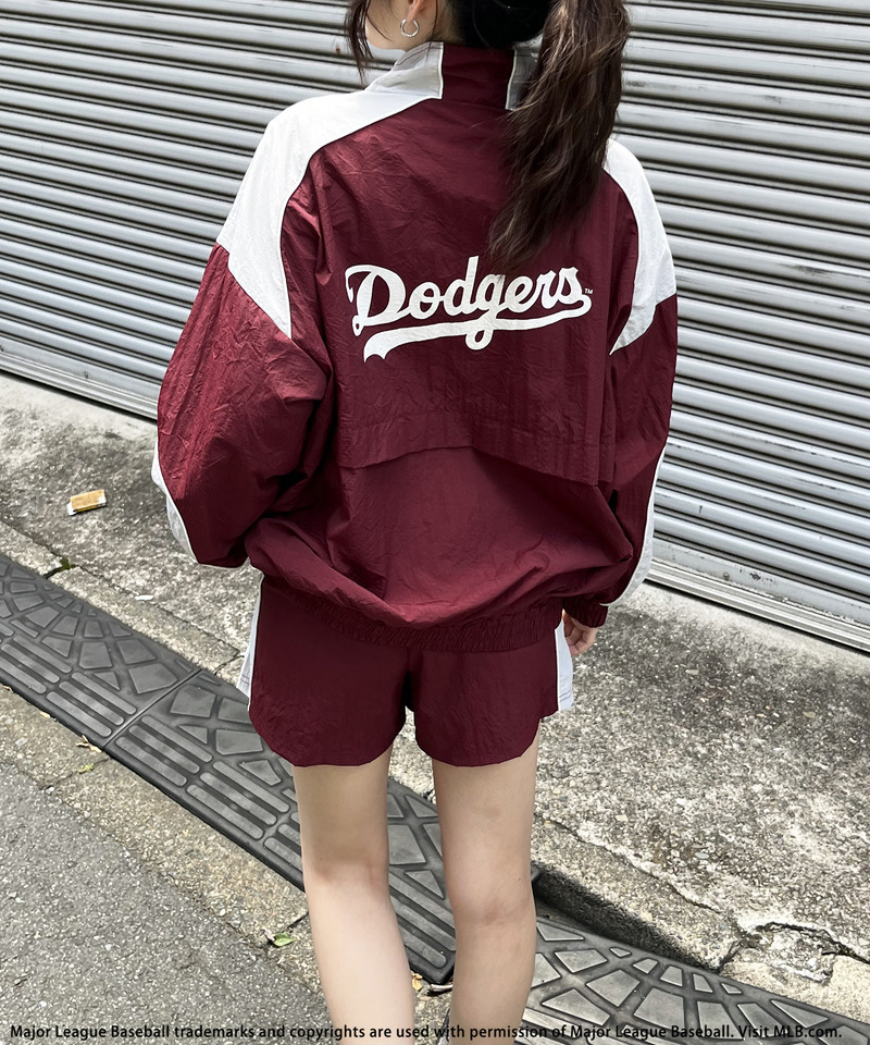 【MLB】ナイロントラックセットアップ 詳細画像 レッド 26