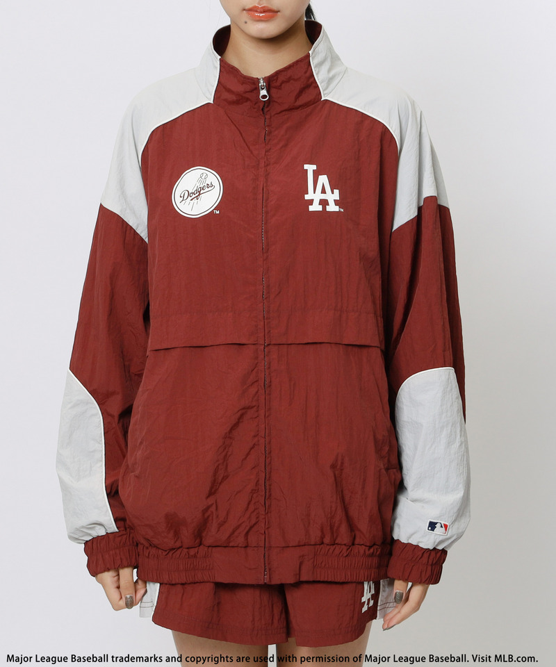 【MLB】ナイロントラックセットアップ 詳細画像 レッド 5