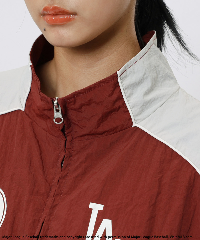 【MLB】ナイロントラックセットアップ 詳細画像 レッド 8