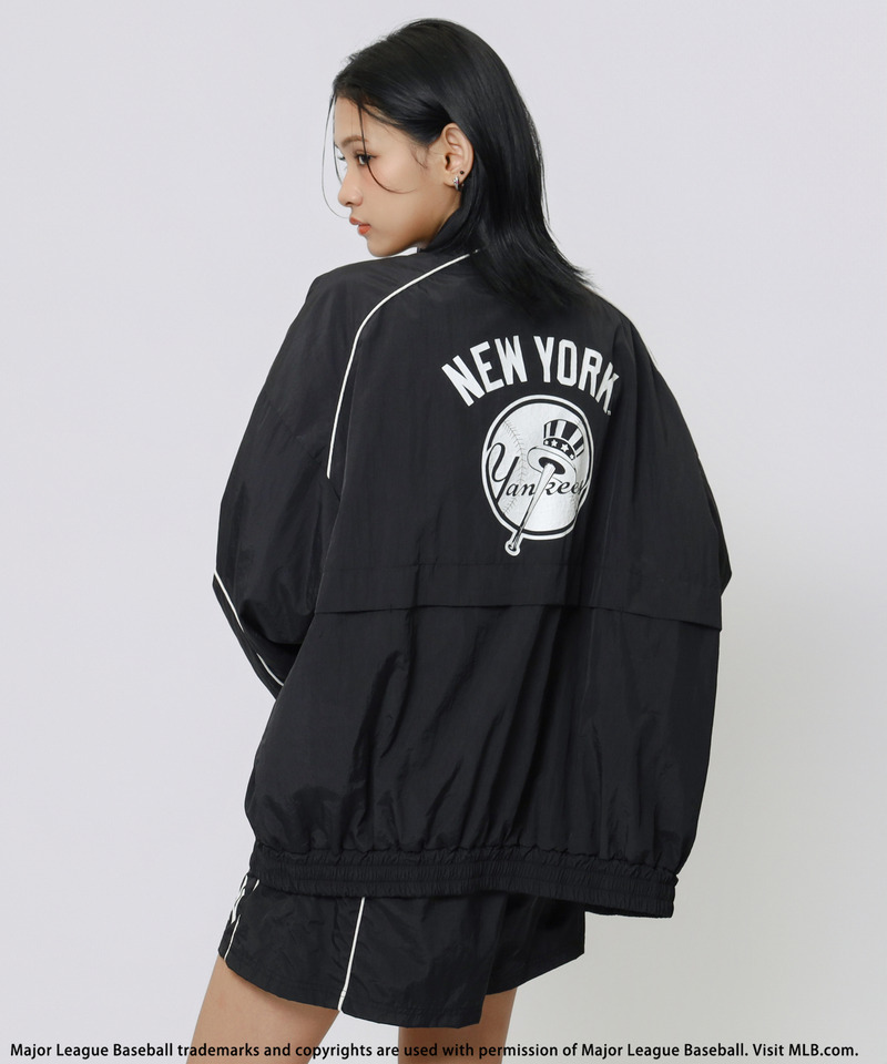 【MLB】ナイロントラックセットアップ 詳細画像 ブラック 2