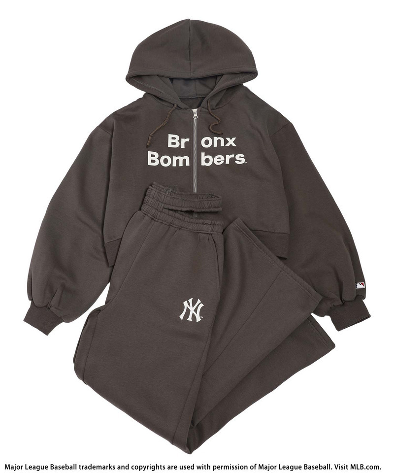 【MLB】ZIPフーディーセットアップ 詳細画像 ブラック 23