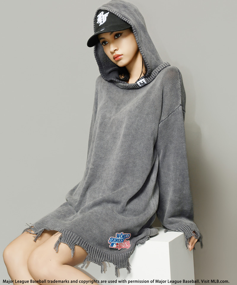 【MLB】クラッシュニットワンピース 詳細画像 ブラック 2