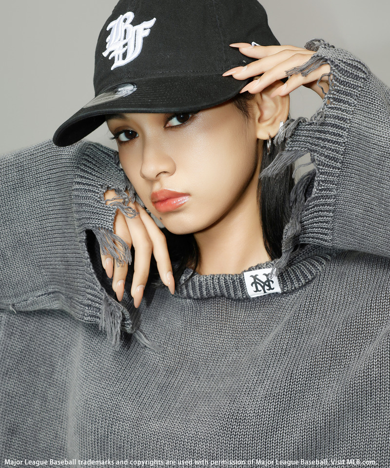 【MLB】クラッシュニットワンピース 詳細画像 ブラック 4