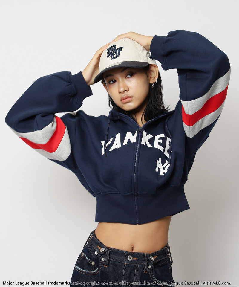 【MLB】配色ロゴZIPパーカー 詳細画像 NY 2
