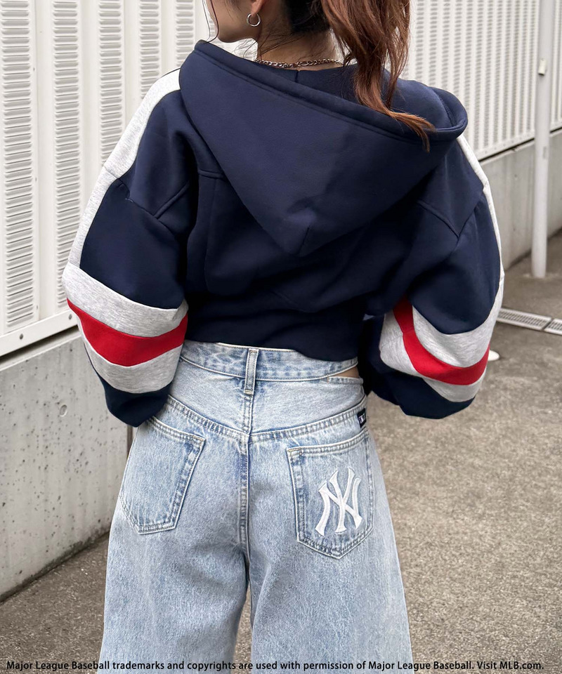【MLB】配色ロゴZIPパーカー 詳細画像 NY 6