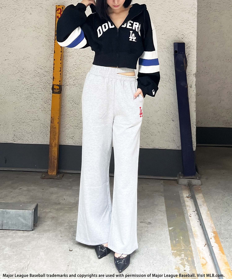 【MLB】配色ロゴZIPパーカー 詳細画像 BK 4