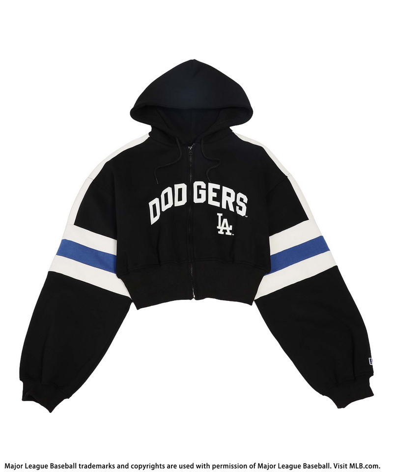 【MLB】配色ロゴZIPパーカー 詳細画像 ブラック 5