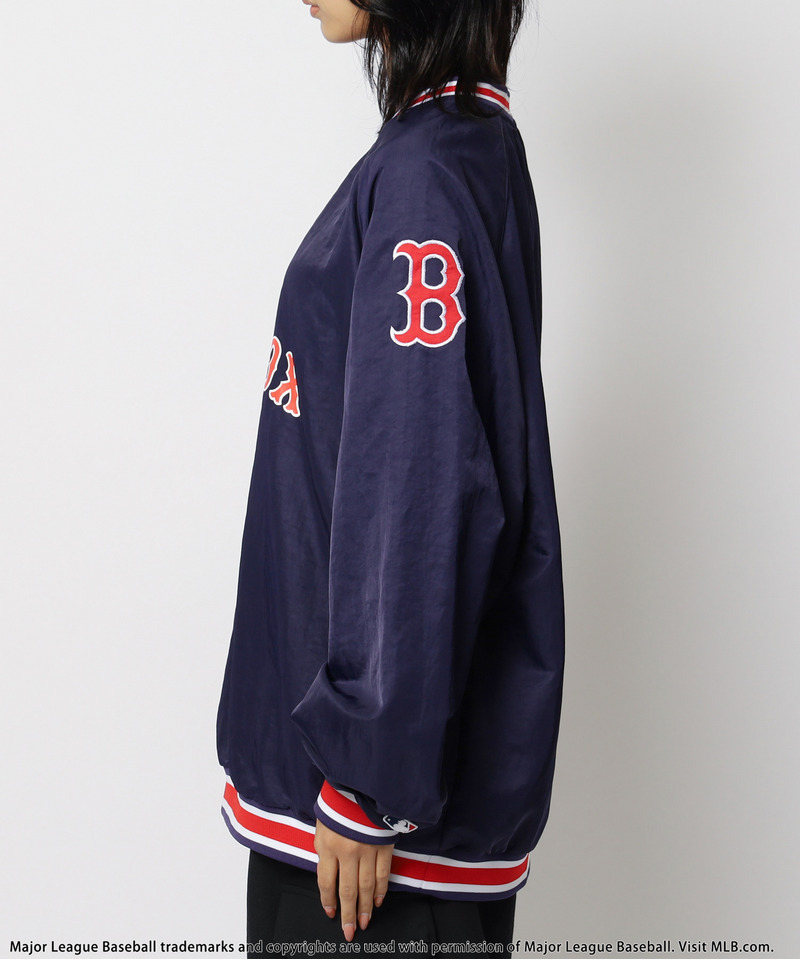 【MLB】刺しゅうロゴナイロンプルオーバー 詳細画像 ネイビー 12
