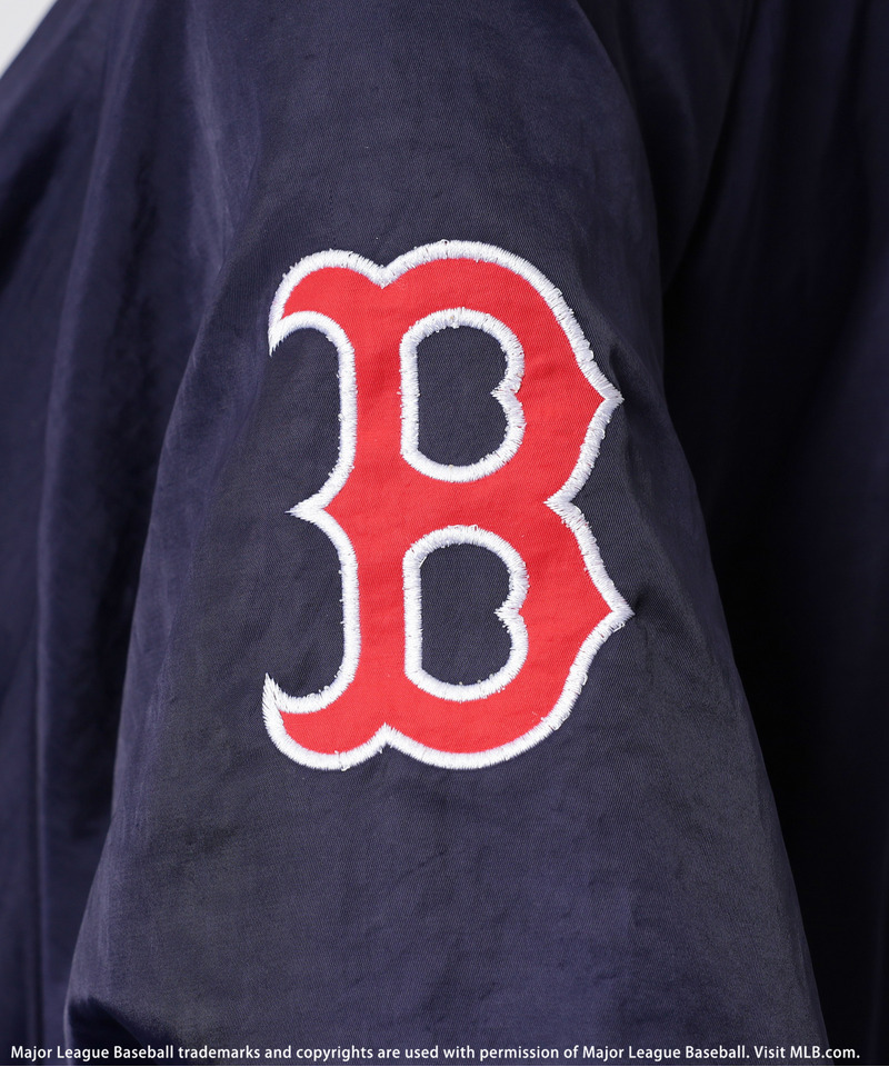 【MLB】刺しゅうロゴナイロンプルオーバー 詳細画像 ネイビー 16