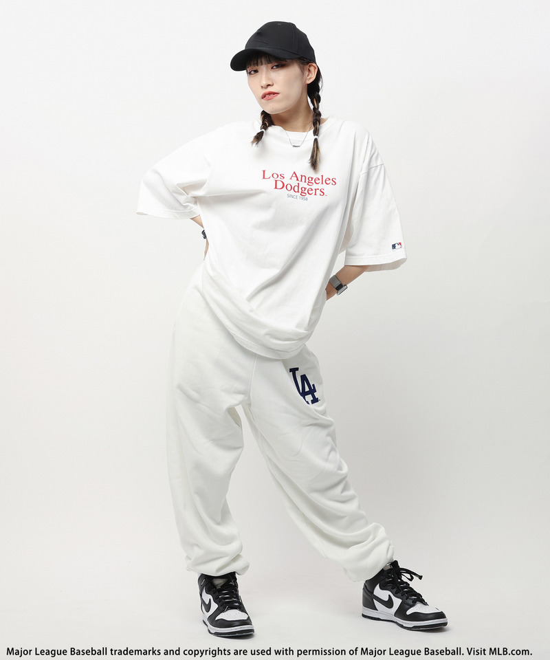 【MLB】フロッキープリントTシャツ 詳細画像 ホワイト 8