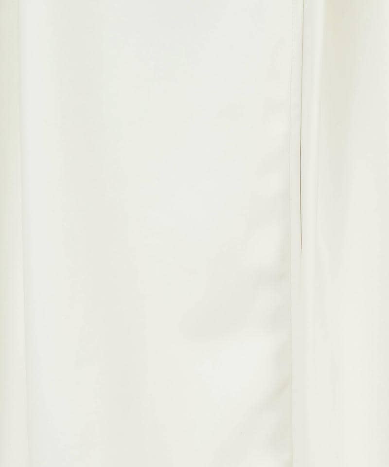 インナー付スリットフレアレザースカート 詳細画像 オフホワイト 8