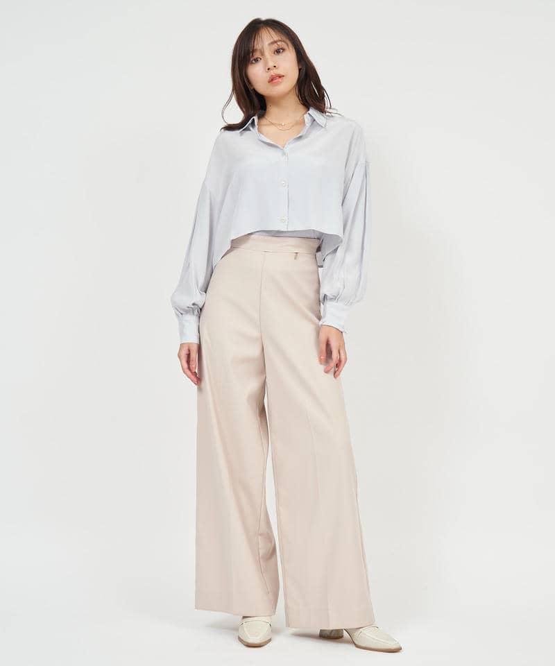 ローライズ風2wayパンツ 詳細画像 ベージュ 1