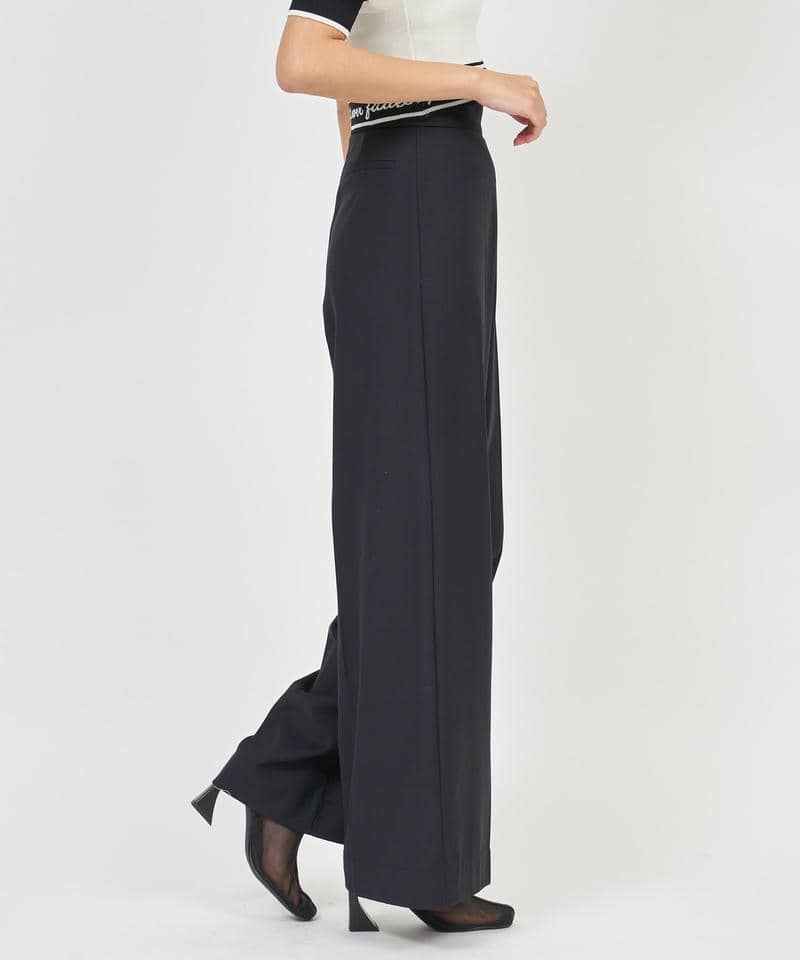 ローライズ風2wayパンツ 詳細画像 ブラック 2