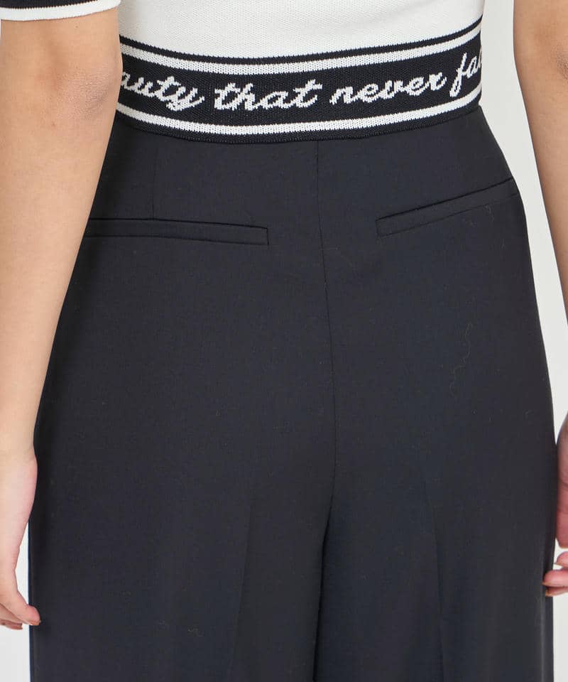 ローライズ風2wayパンツ 詳細画像 ブラック 4