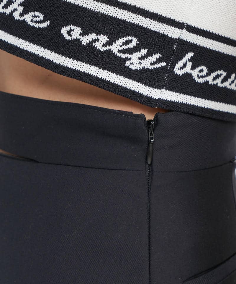 ローライズ風2wayパンツ 詳細画像 ブラック 7