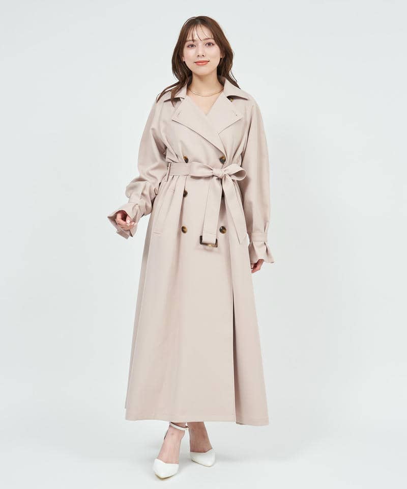2wayケープ付トレンチコート 詳細画像 ベージュ 10