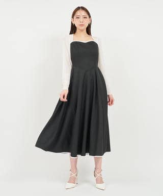 ブラウスドッキングコルセットワンピース