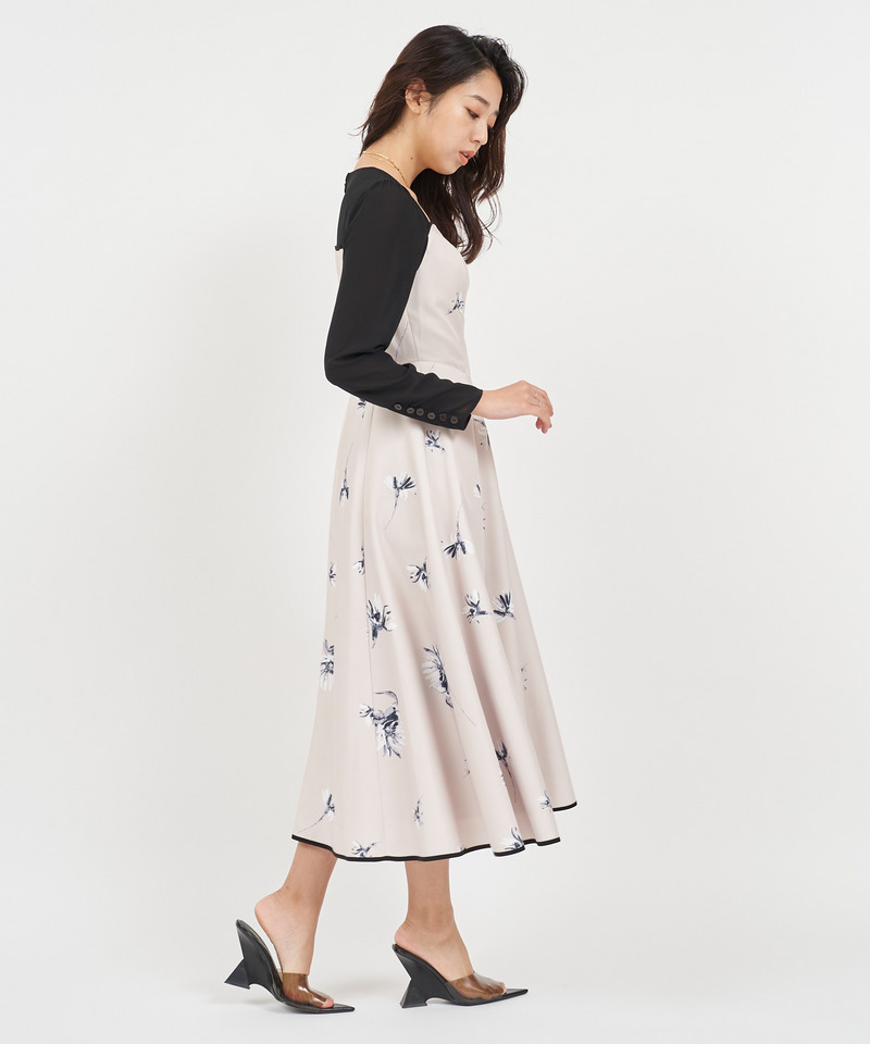 ブラウスドッキングコルセットワンピース 詳細画像 ベージュ系 2